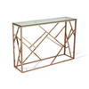 glass marble top tea center coffee table