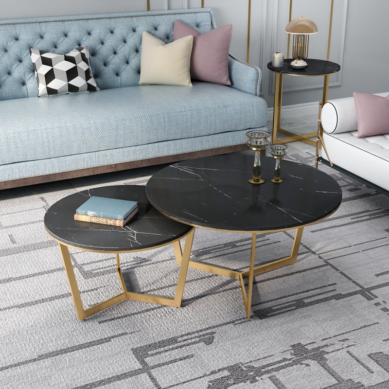 Nordic living room sofa side table 
